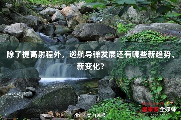 除了提高射程外，巡航导弹发展还有哪些新趋势、新变化？